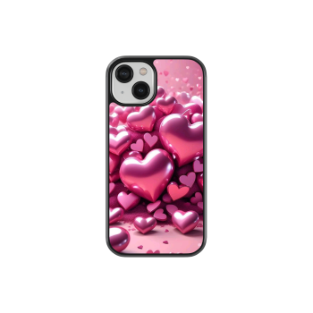 Zappy Black - iPhone 12 PRO MAX - pink hearts